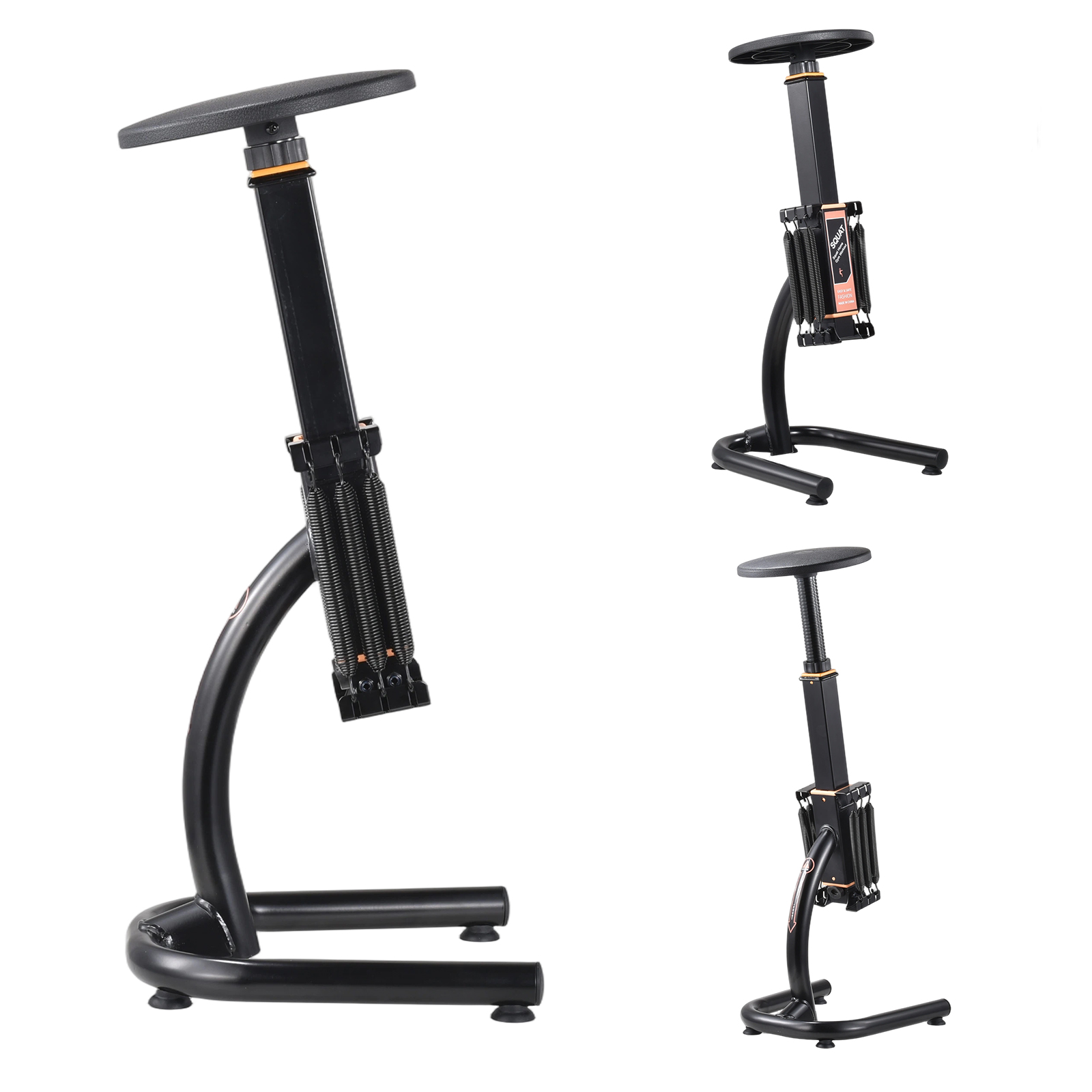 Home Gym For Small Spaces - เครื่องออกกำลังกายสควอทสำหรับใช้ในบ้าน, อุปกรณ์ช่วยสควอทแบบปรับได้สำหรับการออกกำลังกายสะโพก, กล้ามเนื้อก้น, และขา, อุปกรณ์ออกกำลังกายสควอทแบบพกพาอเนกประสงค์สำหรับยิมในบ้านที่มีพื้นที่จำกัด