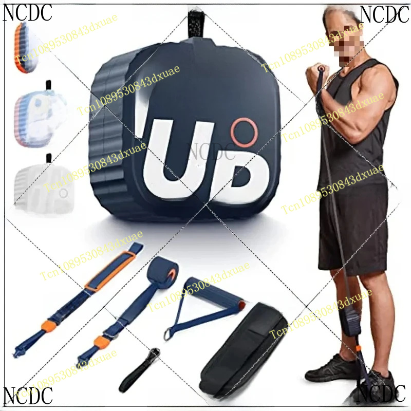 Home Gym App - อุปกรณ์ฟิตเนสที่บ้าน สายรัดออกกำลังกายปรับแรงต้านได้ 4.4-44 ปอนด์ ระบบยิมพกพา UNITREE