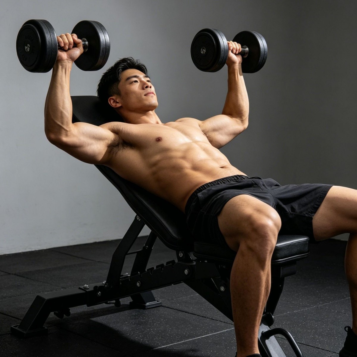 Home Gym Dumbbells - ม้านั่งออกกำลังกายอเนกประสงค์แบบพับได้ ปรับระดับความเอียงได้ สำหรับการออกกำลังกายด้วยดัมเบลและท่าฟลาย