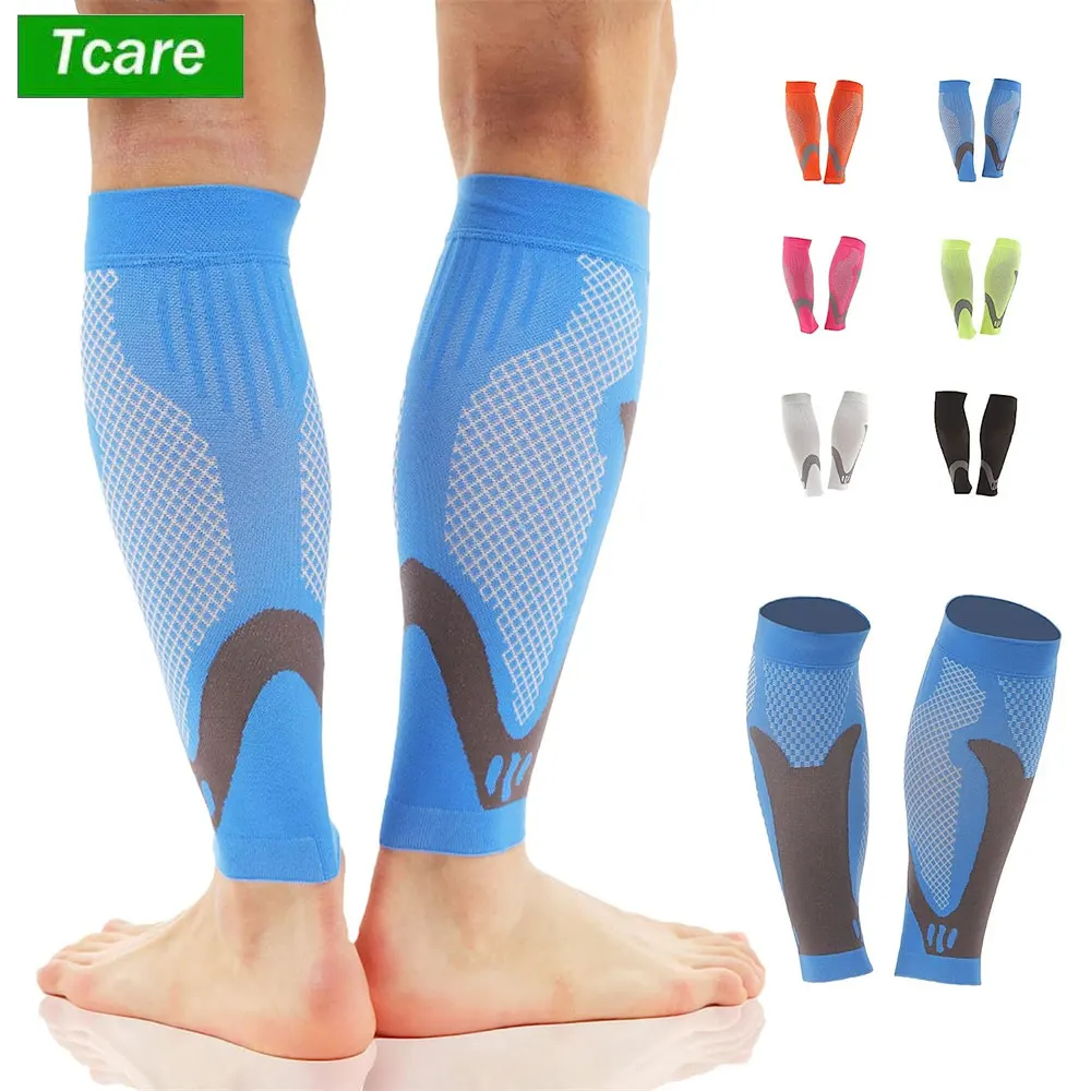 Seated Calf Raise - 1 คู่ลูกวัวการบีบอัดแขน,Shin Splints สนับสนุนขา Cramp Relief,เส้นเลือดขอด,บาสเกตบอล,ท่องเที่ยว,วิ่ง,กีฬา,ทํางาน