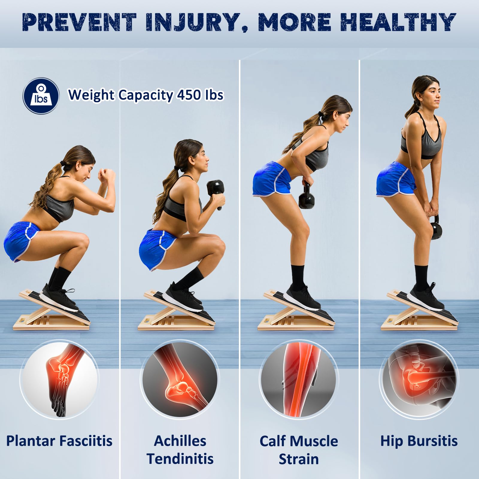 กระดานทรงตัวไม้ 2-in-1 และกระด - Seated Calf Raise บทวิจารณ์และราคา