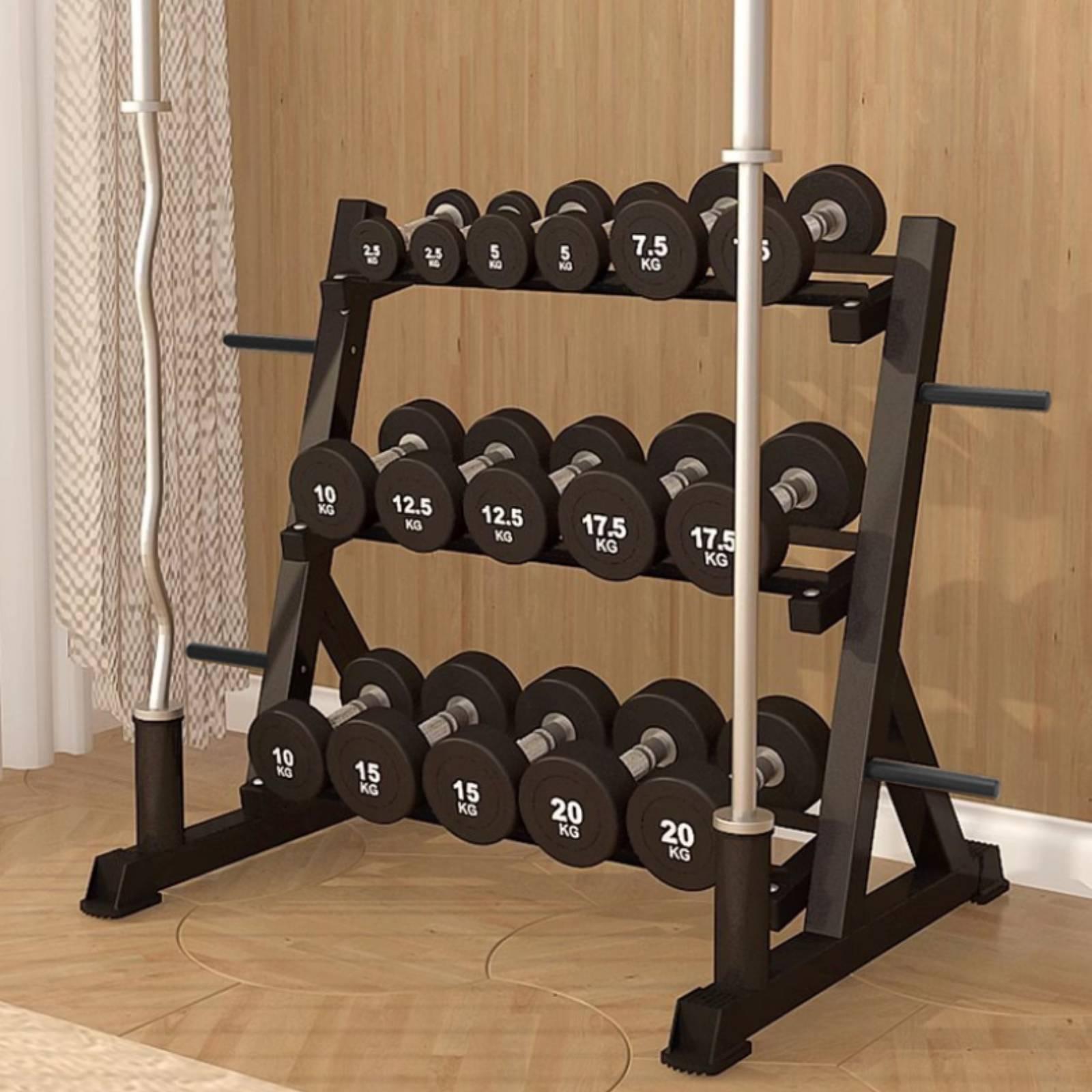 ชั้นวางดัมเบล 3 ชั้น ประหยัดพื - Home Gym Dumbbells บทวิจารณ์และราคา