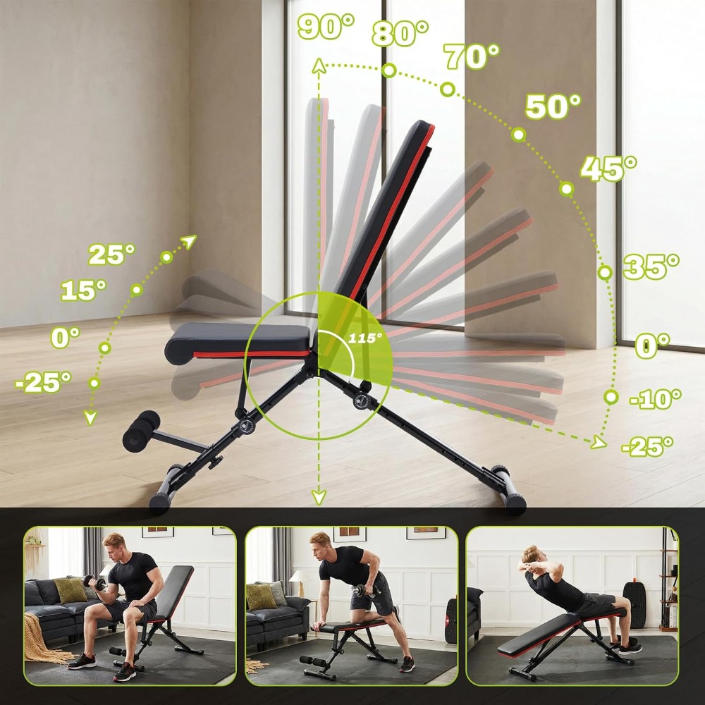 ม้านั่งปรับน้ำหนักได้สำหรับการ - Home Gym Dumbbells บทวิจารณ์และราคา