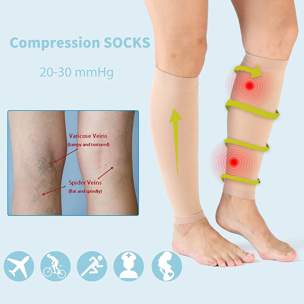 1 คู่ลูกวัวการบีบอัดขาถุงเท้าก - Seated Calf Raise บทวิจารณ์และราคา