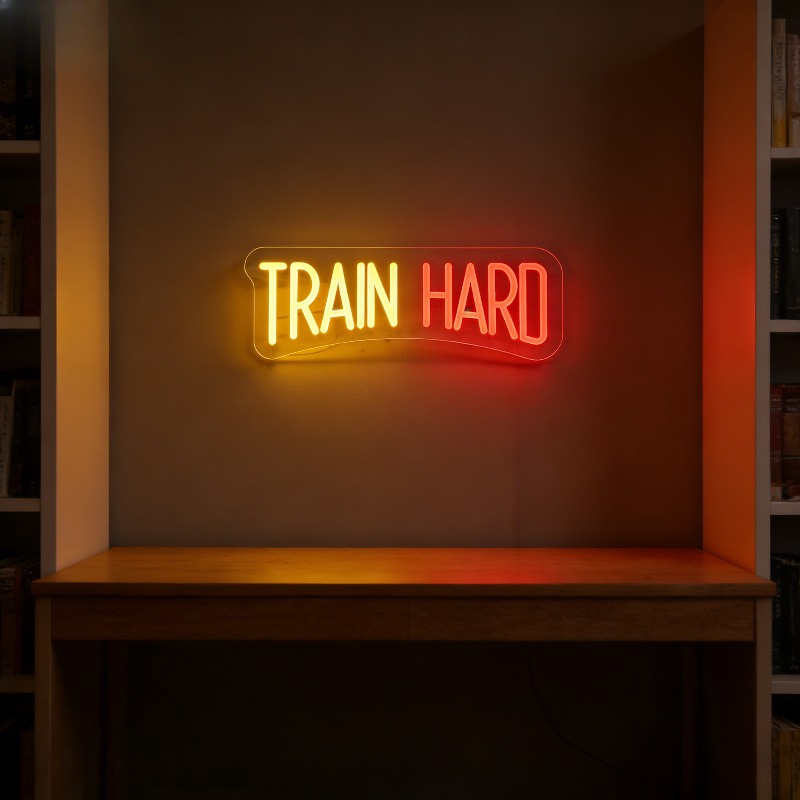 ป้ายไฟนีออน LED สีเหลืองแดง TR - Home Gym Yellow บทวิจารณ์และราคา