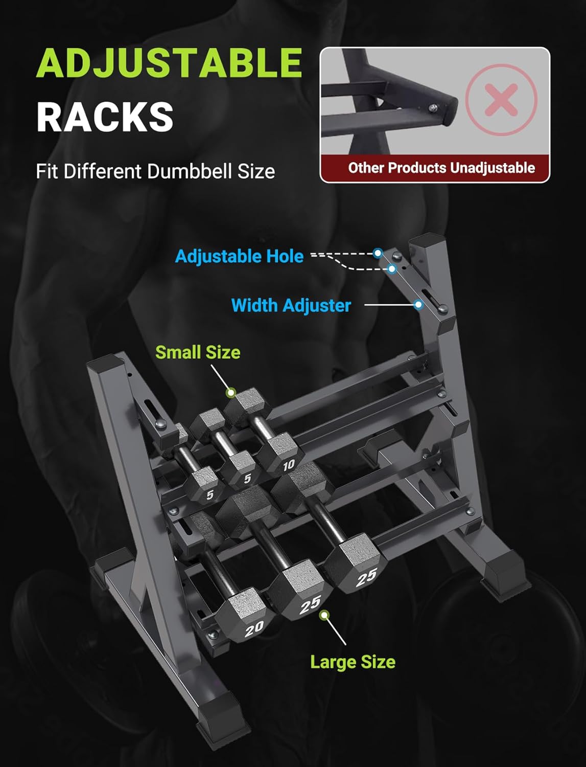 ชั้นวางดัมเบลสำหรับยิมที่บ้าน, - Home Gym Dumbbells บทวิจารณ์และราคา